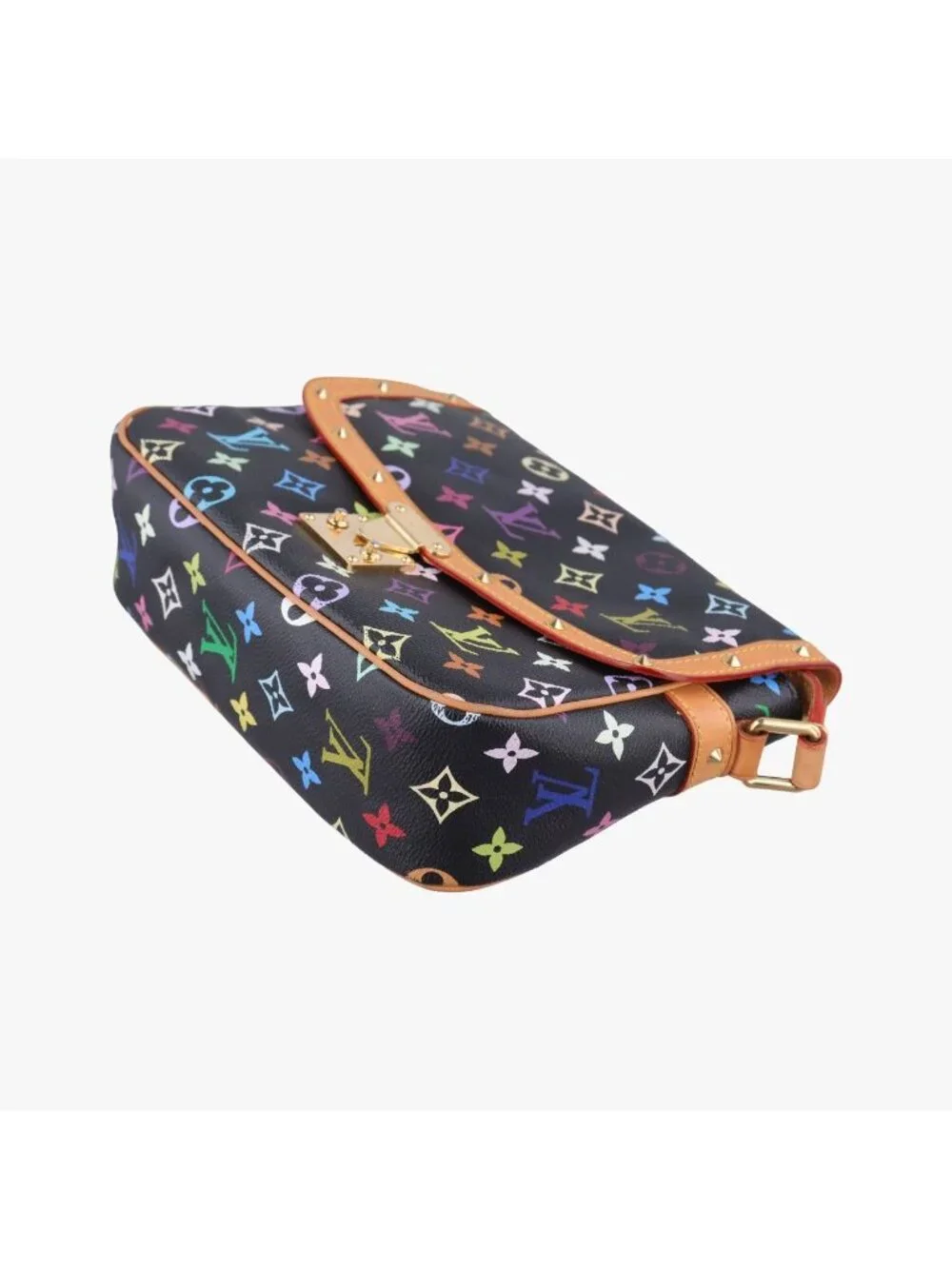 Louis Vuitton Sologne Noir Monogram Multicolor Shoulder